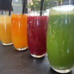 Centrifughe fresche di frutta e verdura
